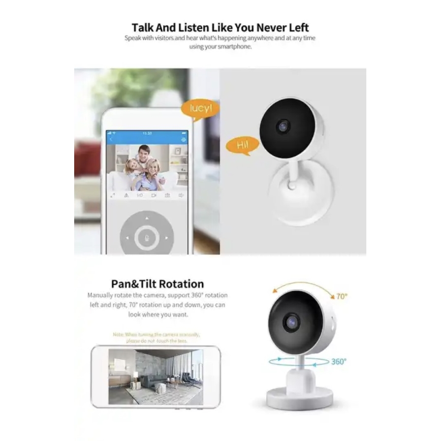 Immax NEO 07784L - Viedā iekštelpu kamera NEO LITE 3MP Wi-Fi Tuya