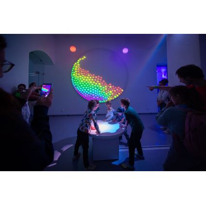 Immax NEO 07794CDO - Komplekts 3x LED RGB+CCT regulējamas spuldzes E27/14W/230V 2700K-6500K Tuya Wi-Fi + tālvadības pults