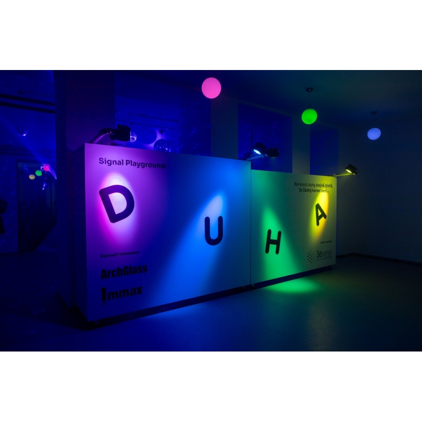 Immax NEO 07794CDO - Komplekts 3x LED RGB+CCT regulējamas spuldzes E27/14W/230V 2700K-6500K Tuya Wi-Fi + tālvadības pults