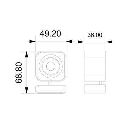 Immax NEO 07796L-Viedā iekštelpu kamera ar sensoru LITTLE CUBE 3MP 5V Wi-Fi Tuya