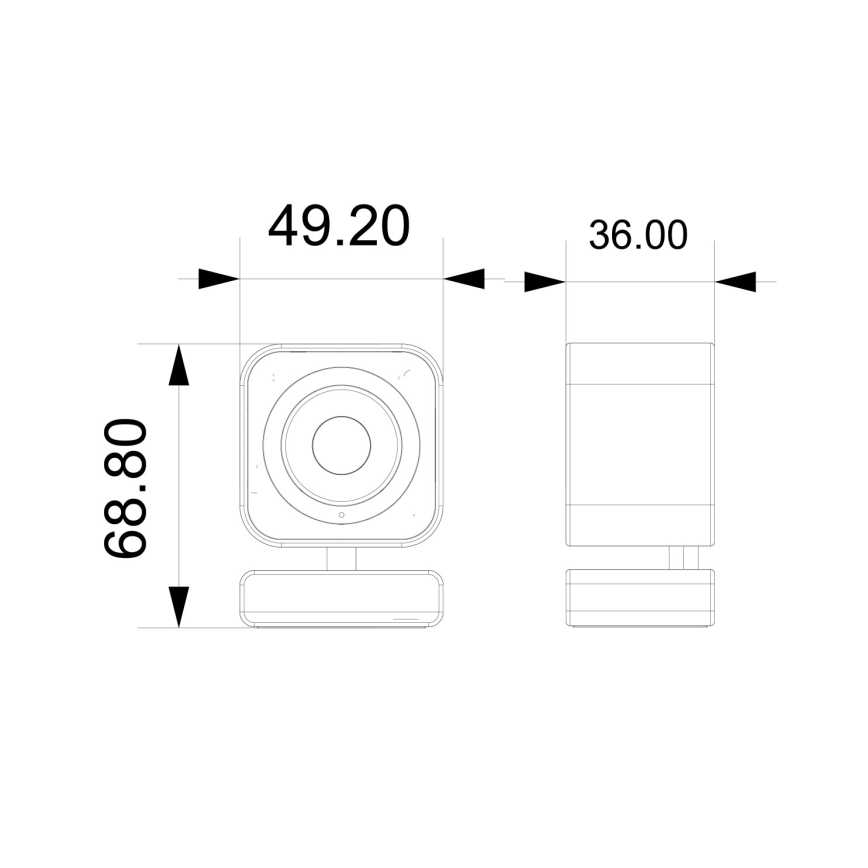 Immax NEO 07796L-Viedā iekštelpu kamera ar sensoru LITTLE CUBE 3MP 5V Wi-Fi Tuya