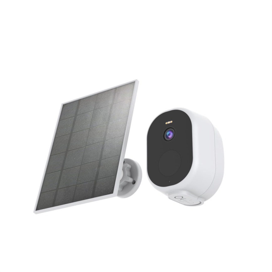 Immax NEO 07802L - Viedā āra saules enerģijas kamera ar sensoru BARREL 5000 mAh Wi-Fi Tuya IP65