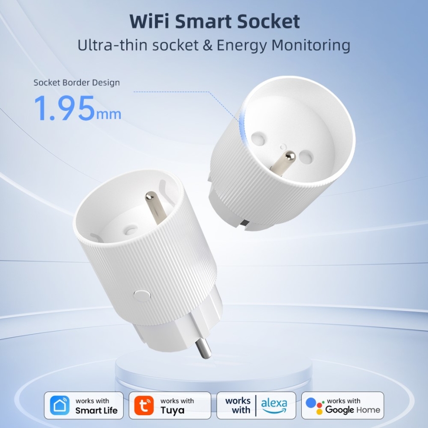 Immax NEO 07812L - Viedā kontaktligzda E 3500W Wi-Fi