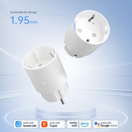 Immax NEO 07813L - Viedā kontaktligzda F 3500W Wi-Fi