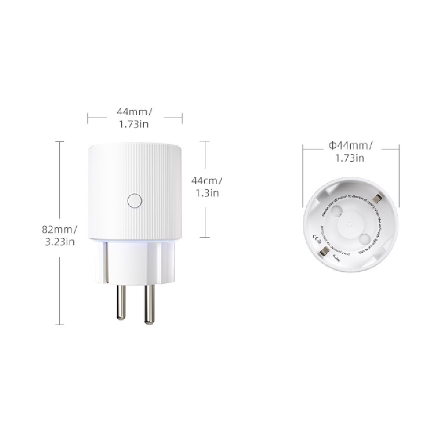 Immax NEO 07813L - Viedā kontaktligzda F 3500W Wi-Fi