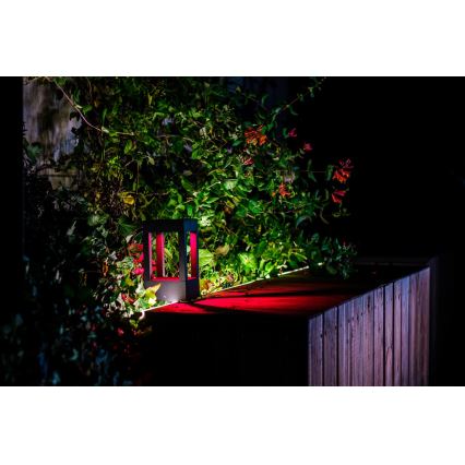 Immax NEO 07902L - LED RGB+CCT Aptumšojama āra lampa NEO LITE CUBE LED/10W/230V 2700-6500K IP67 Wi-Fi Tuya melna