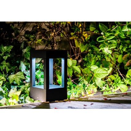 Immax NEO 07902L - LED RGB+CCT Aptumšojama āra lampa NEO LITE CUBE LED/10W/230V 2700-6500K IP67 Wi-Fi Tuya melna