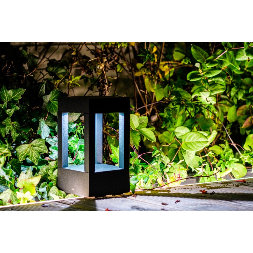 Immax NEO 07902L - LED RGB+CCT Aptumšojama āra lampa NEO LITE CUBE LED/10W/230V 2700-6500K IP67 Wi-Fi Tuya melna