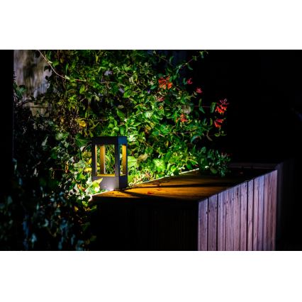 Immax NEO 07902L - LED RGB+CCT Aptumšojama āra lampa NEO LITE CUBE LED/10W/230V 2700-6500K IP67 Wi-Fi Tuya melna