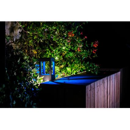 Immax NEO 07902L - LED RGB+CCT Aptumšojama āra lampa NEO LITE CUBE LED/10W/230V 2700-6500K IP67 Wi-Fi Tuya melna