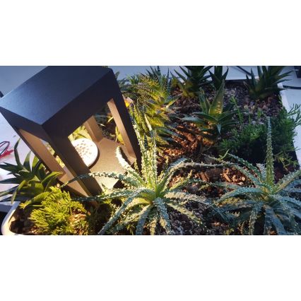 Immax NEO 07902L - LED RGB+CCT Aptumšojama āra lampa NEO LITE CUBE LED/10W/230V 2700-6500K IP67 Wi-Fi Tuya melna