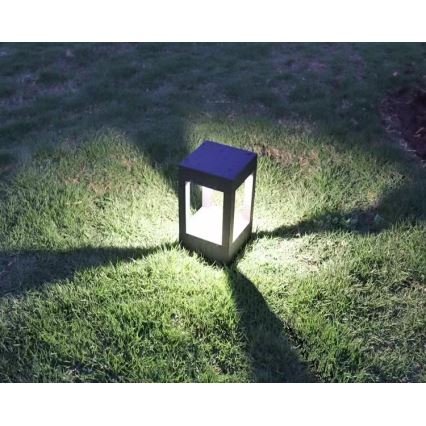 Immax NEO 07902L - LED RGB+CCT Aptumšojama āra lampa NEO LITE CUBE LED/10W/230V 2700-6500K IP67 Wi-Fi Tuya melna