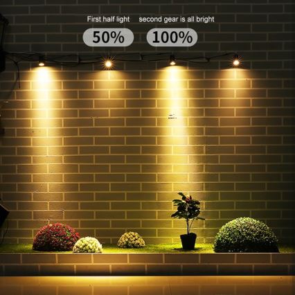 Immax NEO 07903L - LED RGB Aptumšojama saules enerģijas lampa REFLECTORES 4xLED/1W/5,5V IP65 Tuya