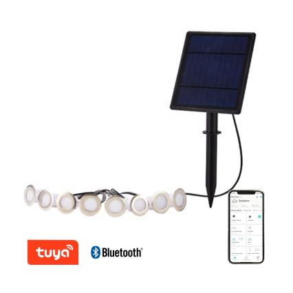 Immax NEO 07905L - LED RGB Regulējams saules gaismeklis ESTRELAS 8xLED/0,25W/5V IP65 Tuya 2200 mAh