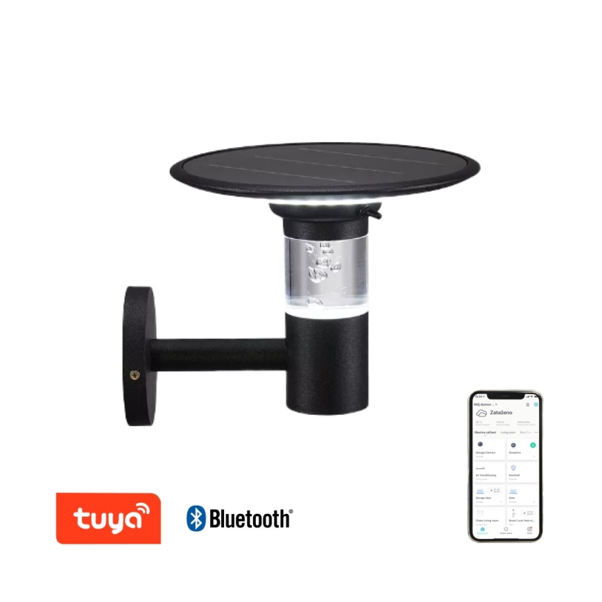 Immax NEO 07907L - LED RGB+CW/W Aptumšojama saules enerģijas sienas lampa BUBBLES LED/2W/5,5V IP54 Tuya 4000 mAh