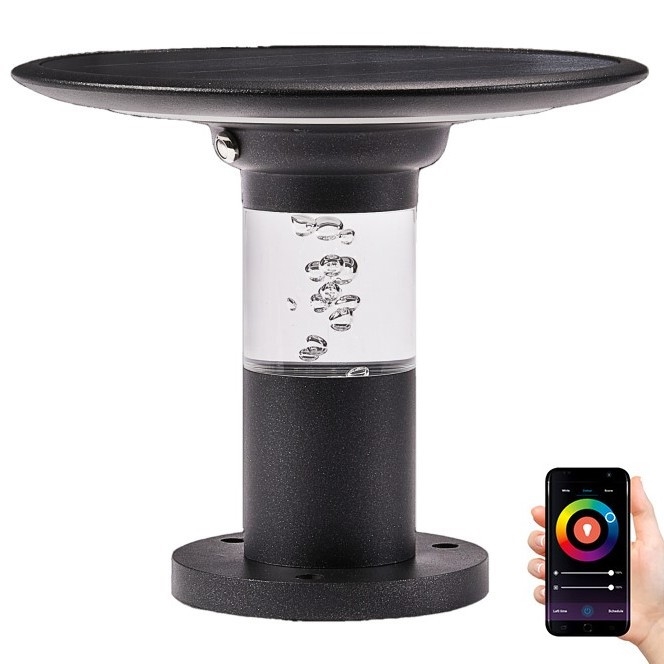 Immax NEO 07908L - LED RGB+CW/W Aptumšojama saules enerģijas lampa LED/2W/5V IP54 Tuya 4000 mAh