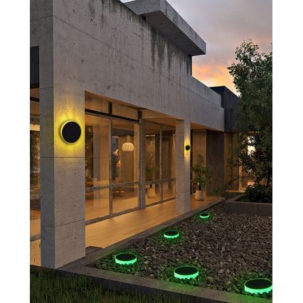 Immax NEO 07910L - LED RGB regulējams saules gaismeklis ar sensoru NEO LITE LED/1W/5V apaļš IP54 Tuya 1300 mAh