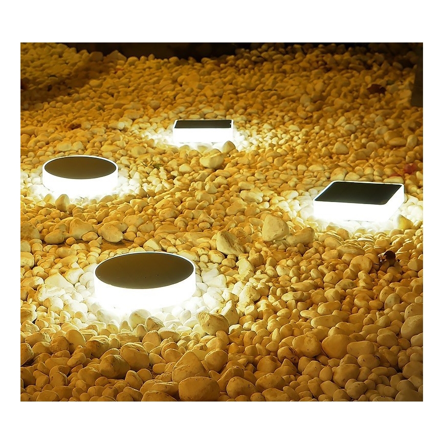 Immax NEO 07911L - LED RGB regulējams saules gaismeklis ar sensoru NEO LITE LED/1W/5V kvadrātveida IP54 Tuya 1300 mAh