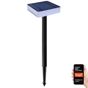 Immax NEO 07911L - LED RGB regulējams saules gaismeklis ar sensoru NEO LITE LED/1W/5V kvadrātveida IP54 Tuya 1300 mAh