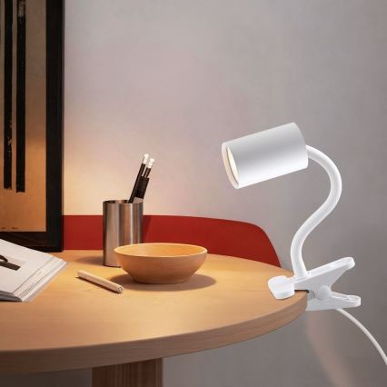 Immax NEO 08294L - Lokana lampa ar skavu PUNTO 1xGU10/9W/230V balta