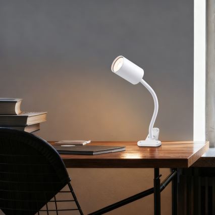 Immax NEO 08294L - Lokana lampa ar skavu PUNTO 1xGU10/9W/230V balta