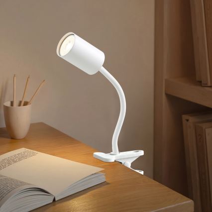 Immax NEO 08294L - Lokana lampa ar skavu PUNTO 1xGU10/9W/230V balta