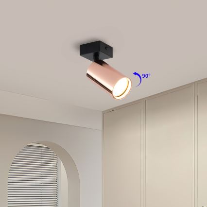 Immax NEO 08301L - Virziena gaismeklis PUNTO 1xGU10/9W/230V rožu zelts