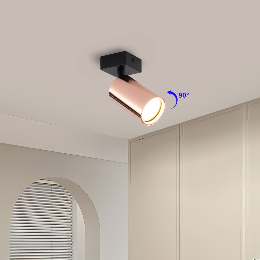 Immax NEO 08301L - Virziena gaismeklis PUNTO 1xGU10/9W/230V rožu zelts