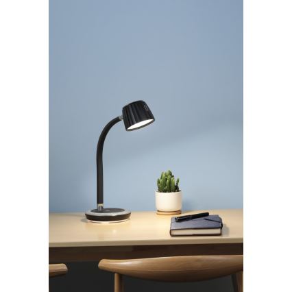 Immax NEO 08996L - LED Aptumšojama galda lampa ar bezvadu uzlādi PERLA LED/1,5W + LED/6W/230V 3800-4300K