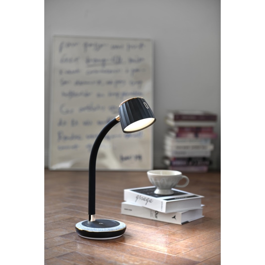 Immax NEO 08996L - LED Aptumšojama galda lampa ar bezvadu uzlādi PERLA LED/1,5W + LED/6W/230V 3800-4300K