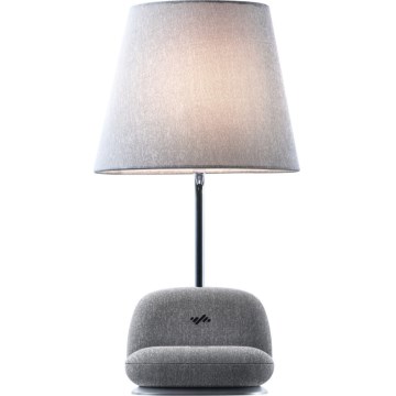 Immax NEO 09109L - LED galda lampa ar regulējamu spilgtumu un bezvadu Qi uzlādi SOFA LED/6W/230V pelēka