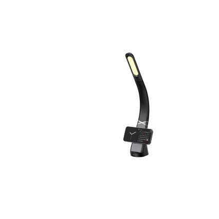 Immax NEO 09110L - LED galda lampa ar regulējamu spilgtumu un bezvadu uzlādi MAGIC LED/5W/230V melna