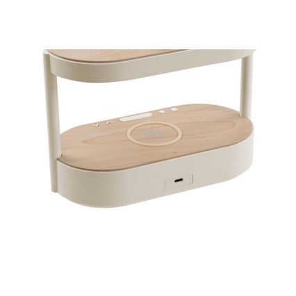 Immax NEO 09111L - LED regulējamā galda lampa ar modinātāju un uzlādi TRIPLE DOCK LED/1,5W/5V
