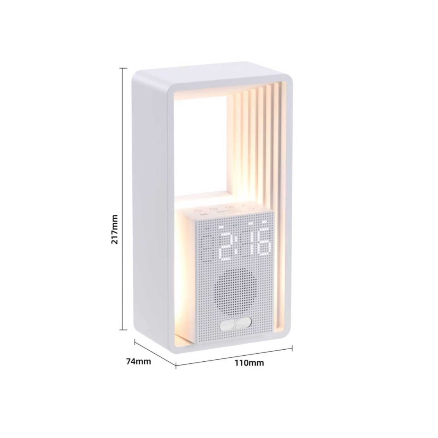 Immax NEO 09113L - LED galda lampa ar modinātāju un uzlādi CALM LED/3,5W/5V