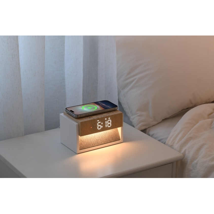 Immax NEO 09114L - LED galda lampa ar modinātāju un uzlādi CALM LED/1,2W/5V