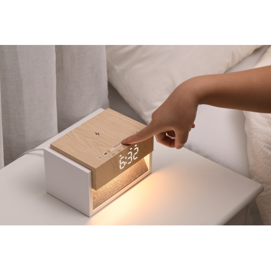 Immax NEO 09114L - LED galda lampa ar modinātāju un uzlādi CALM LED/1,2W/5V
