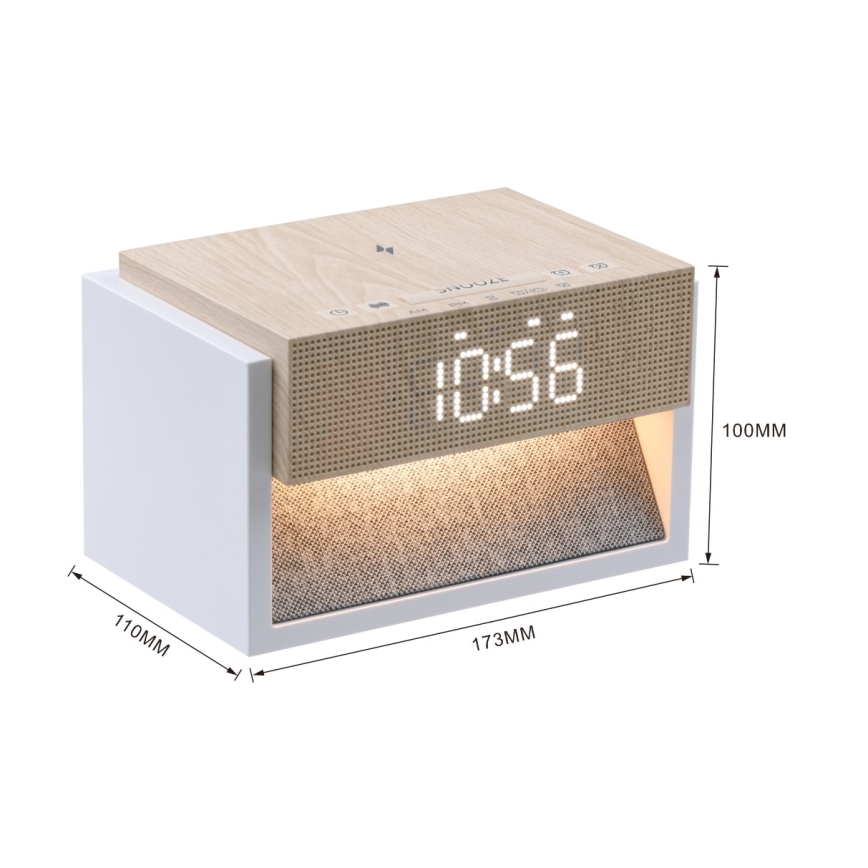 Immax NEO 09114L - LED galda lampa ar modinātāju un uzlādi CALM LED/1,2W/5V