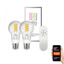 Immax Neo - KOMPLEKTS 2X LED Aptumšojamā spuldze  FILAMENT E27/5W/230V 2700-6000K + TP
