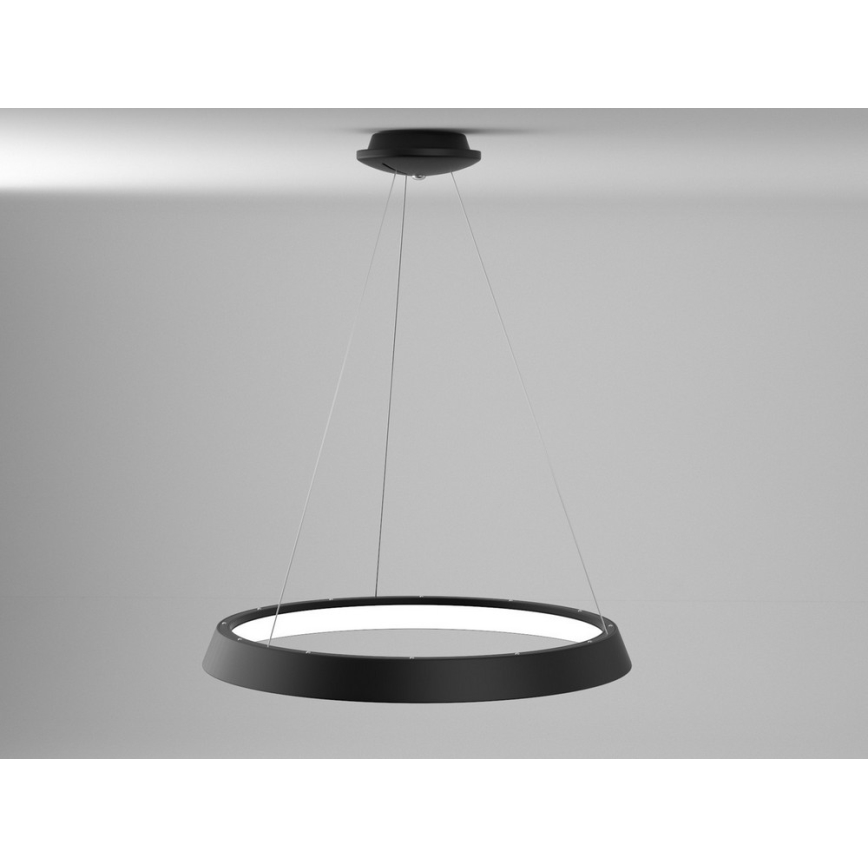 Immax NEO - LED Aptumšojama lustra uz auklas LIMITADO LED/48W/230V 80 cm melna Tuya