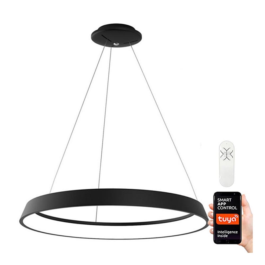 Immax NEO - LED Aptumšojama lustra uz auklas LIMITADO LED/48W/230V 80 cm melna Tuya