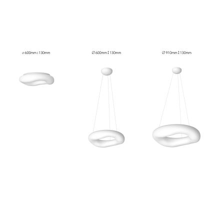 Immax NEO - LED Aptumšojama lustra uz auklas PULPO LED/60W/230V 91 cm Tuya