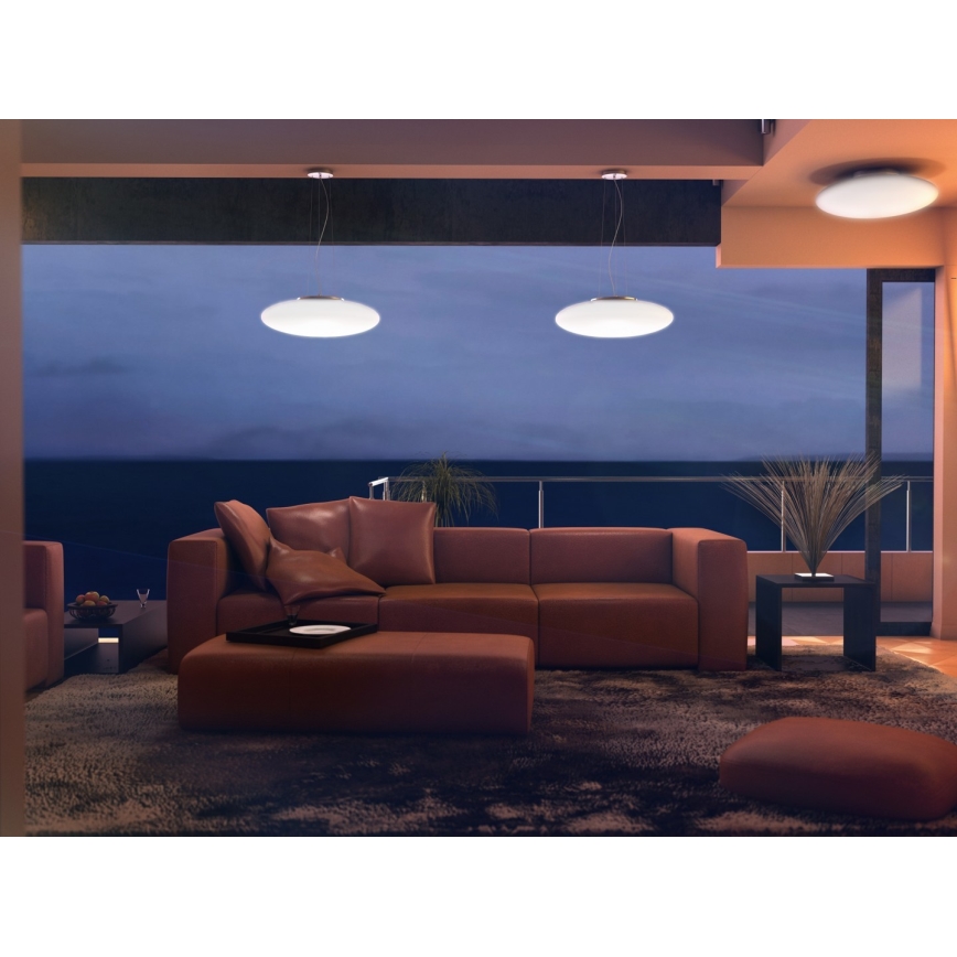 Immax NEO - LED Aptumšojama lustra uz auklas RGB ELIPTICO 3xE27/8,5W/100-240V Tuya
