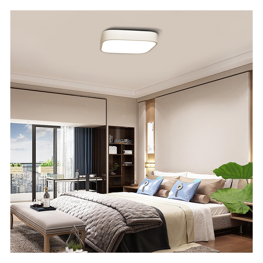 Immax NEO - LED Griestu gaismeklis ar tālvadības pulti RECUADRO LED/56W/230V Tuya