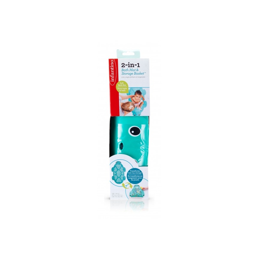 Infantino - Anti-slip bath mat 2in1 bruņurupucis