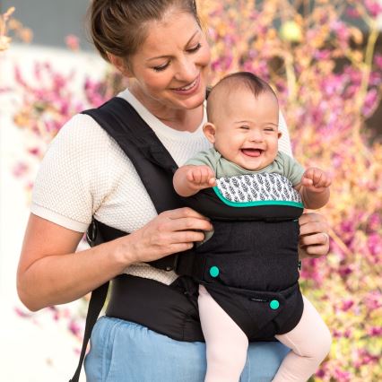 Infantino - Bērnu ergosoma FLIP ADVANCED 4in1, melna