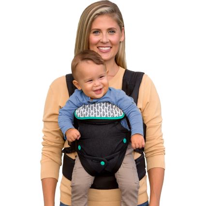 Infantino - Bērnu ergosoma FLIP ADVANCED 4in1, melna