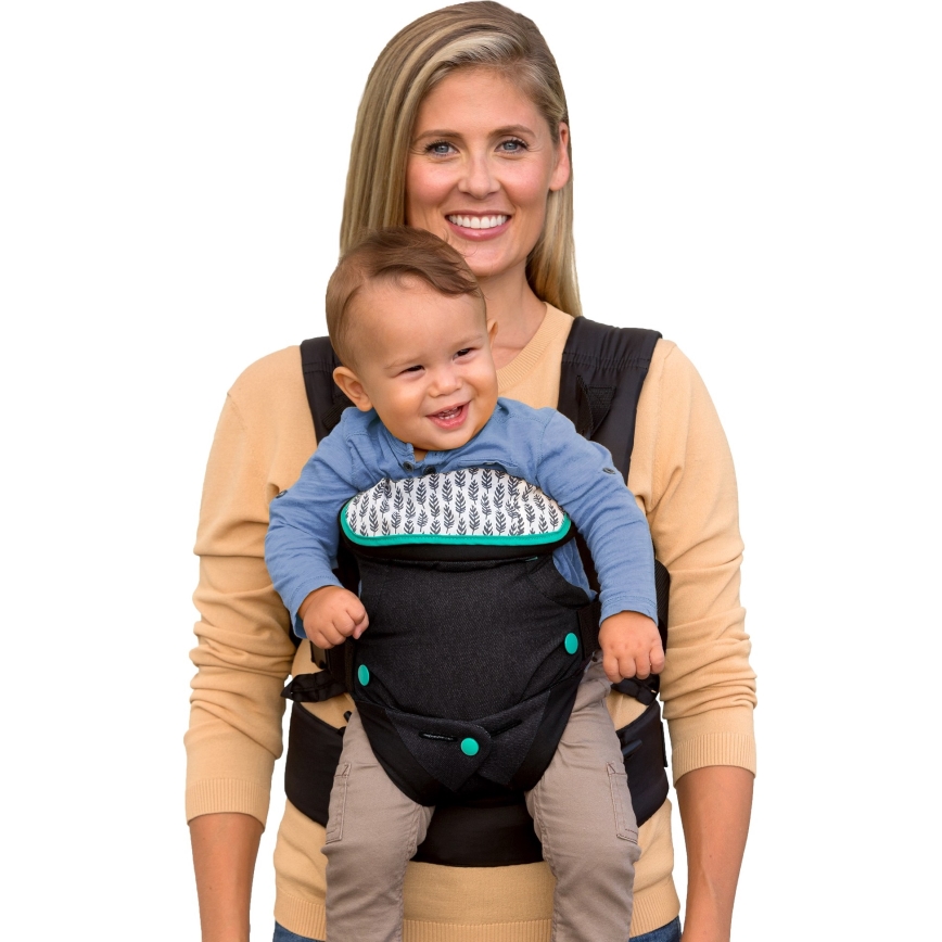 Infantino - Bērnu ergosoma FLIP ADVANCED 4in1, melna