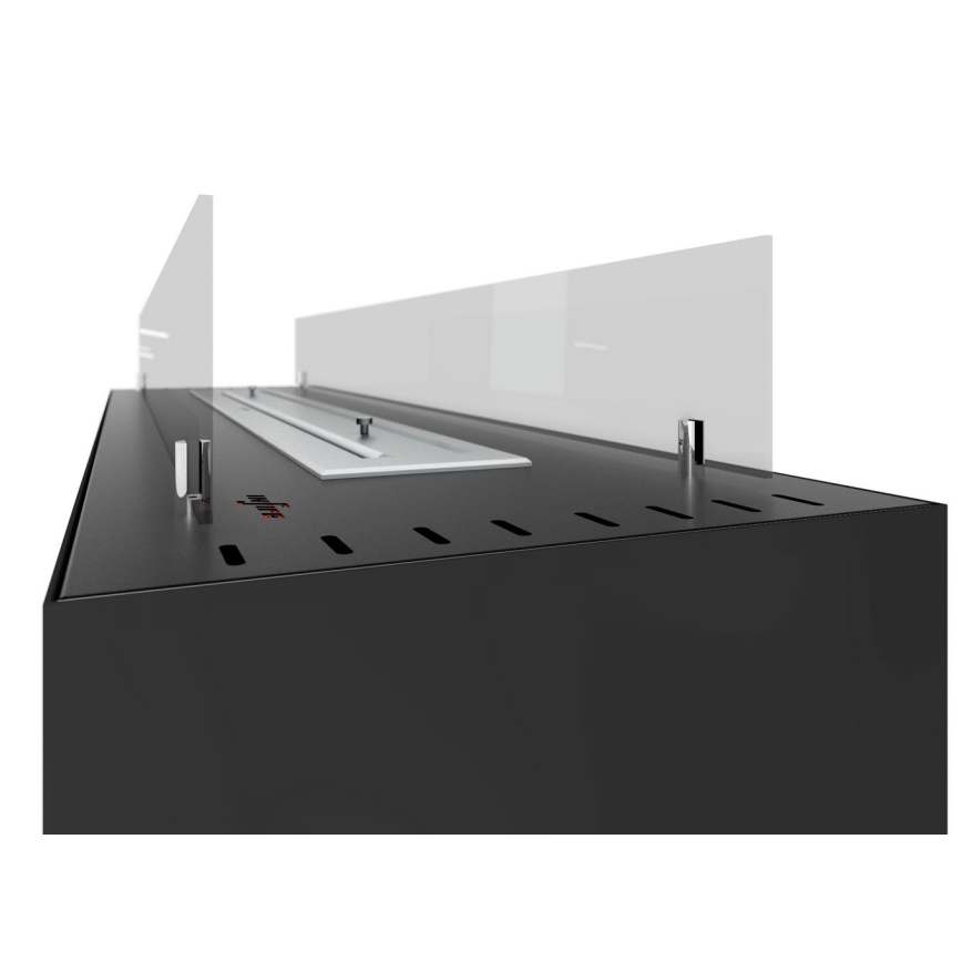 InFire - BIO Kamīns 110x65 cm 3,5kW melna