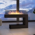 InFire - BIO kamīns 110x92 cm 3kW melns