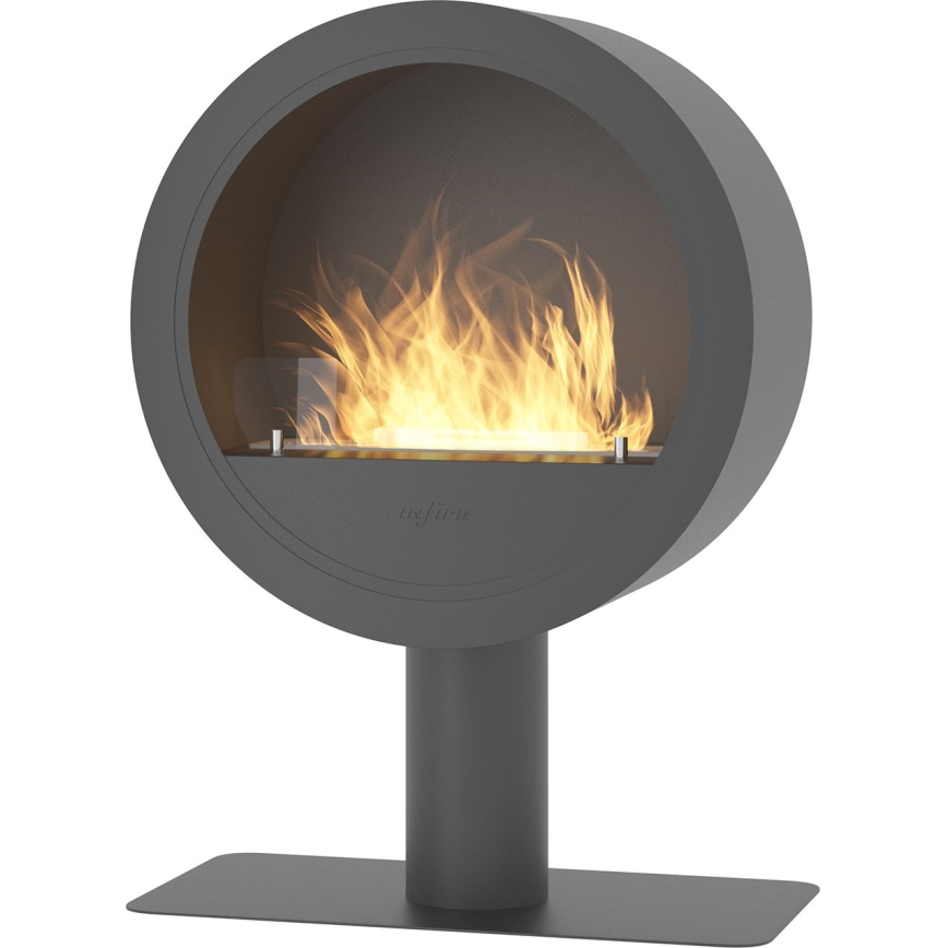 InFire - BIO kamīns d. 70 cm 3kW melns